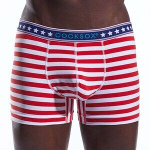 NWT XL COCKSOX  CX12 Men's Contour Pouch Boxer Brief – Liberty Stripe